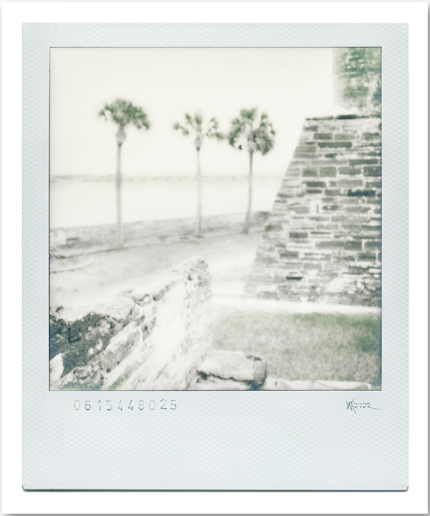 Castillo de San Marcos Polaroid 1, artwork by William Meyer
