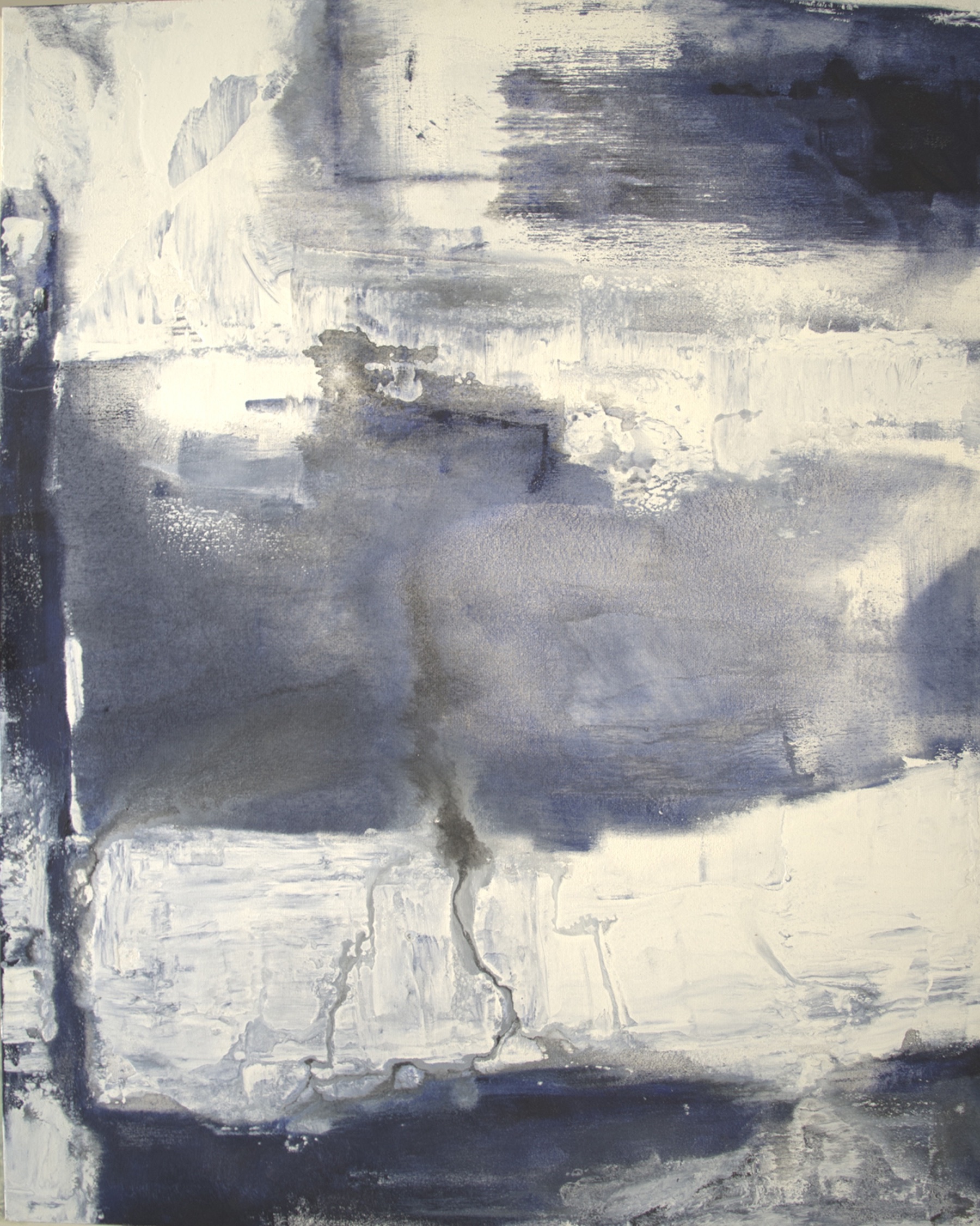 Navy and White, artwork by William Meyer