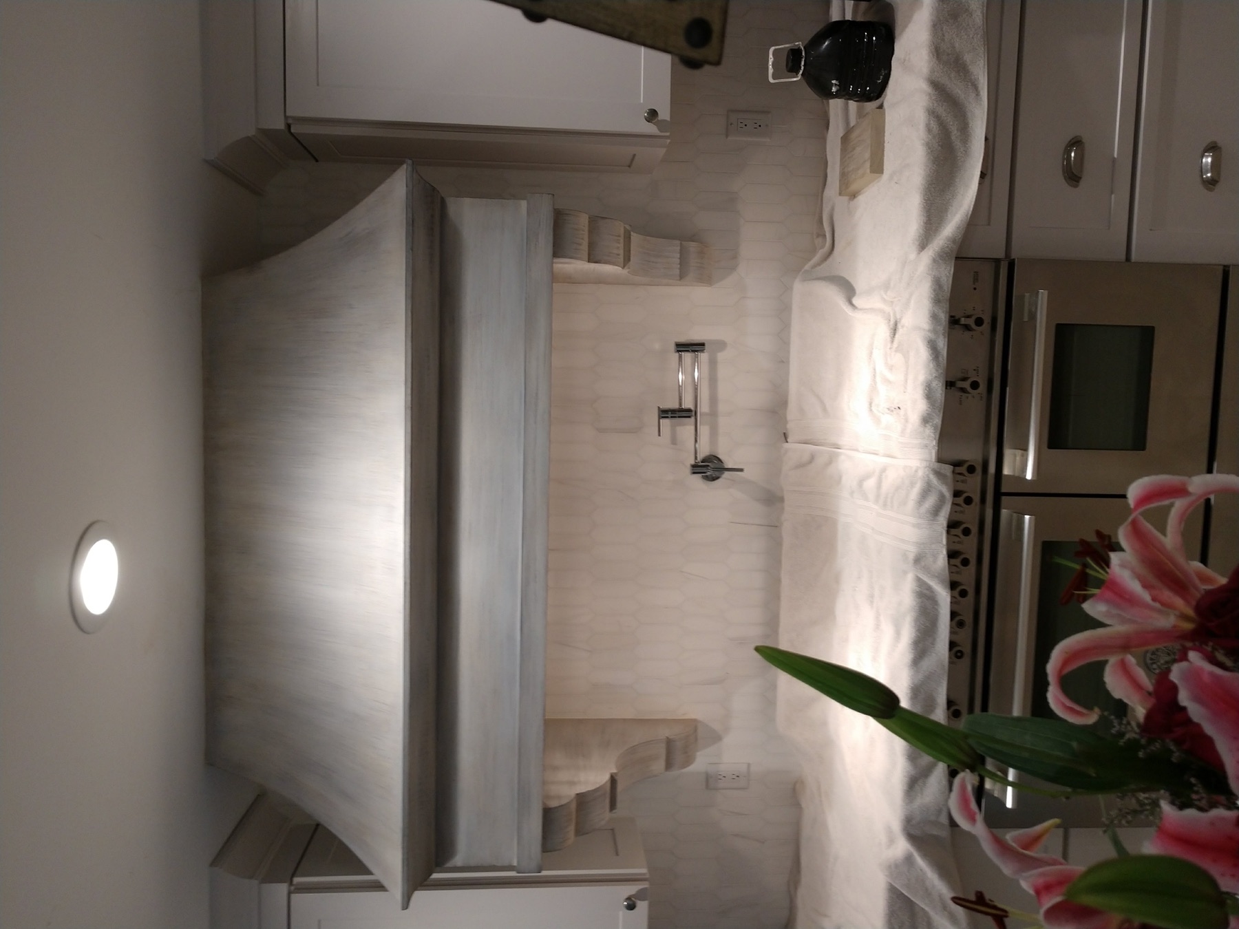 Custom hand-painted range hood by William Meyer, photo 3 of 23