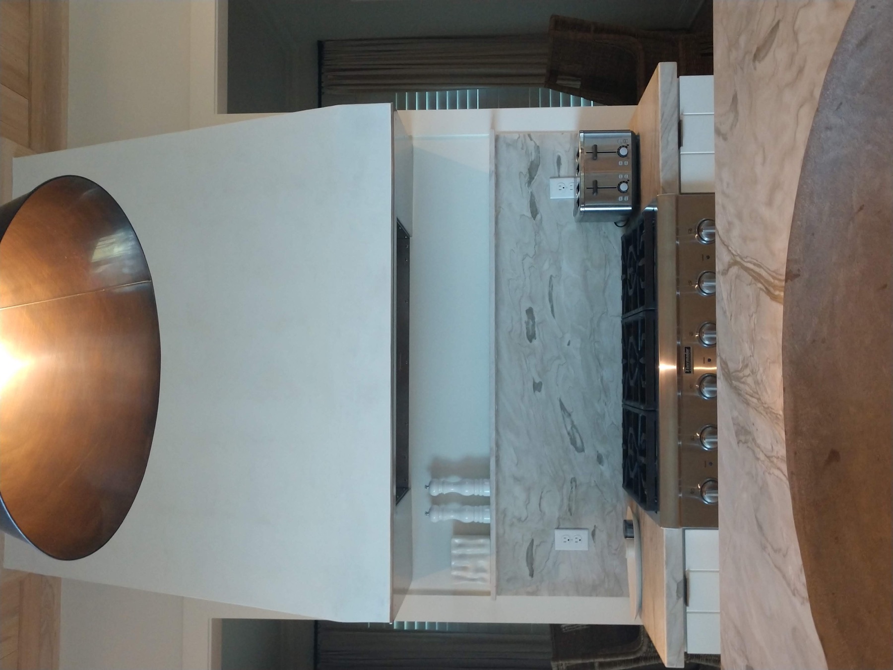 Custom hand-painted range hood by William Meyer, photo 6 of 23
