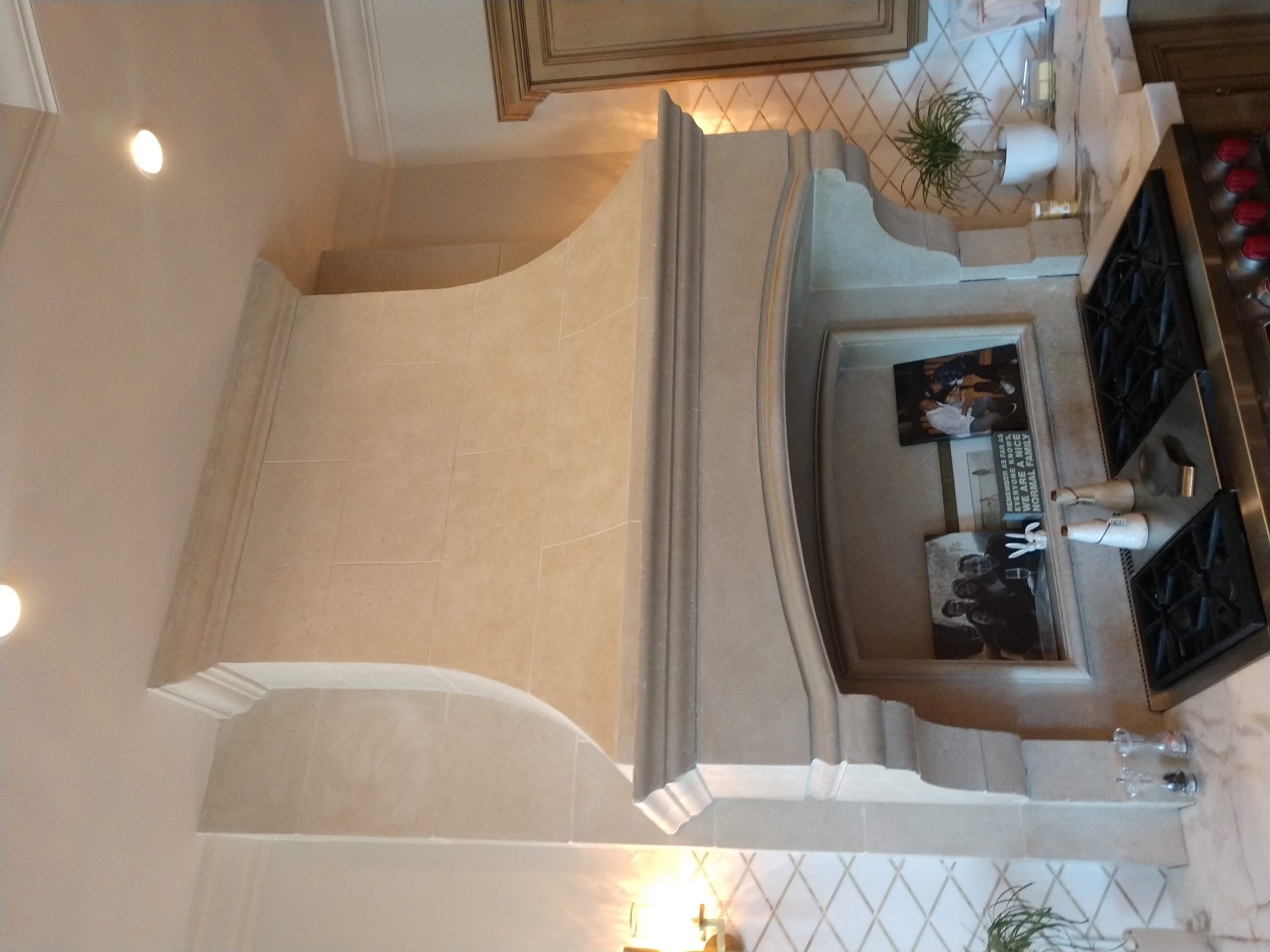 Custom hand-painted range hood by William Meyer, photo 8 of 23
